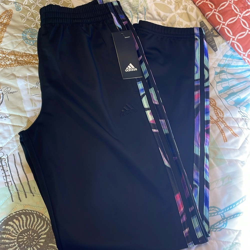 NWT joggers very cute colors on stripes.